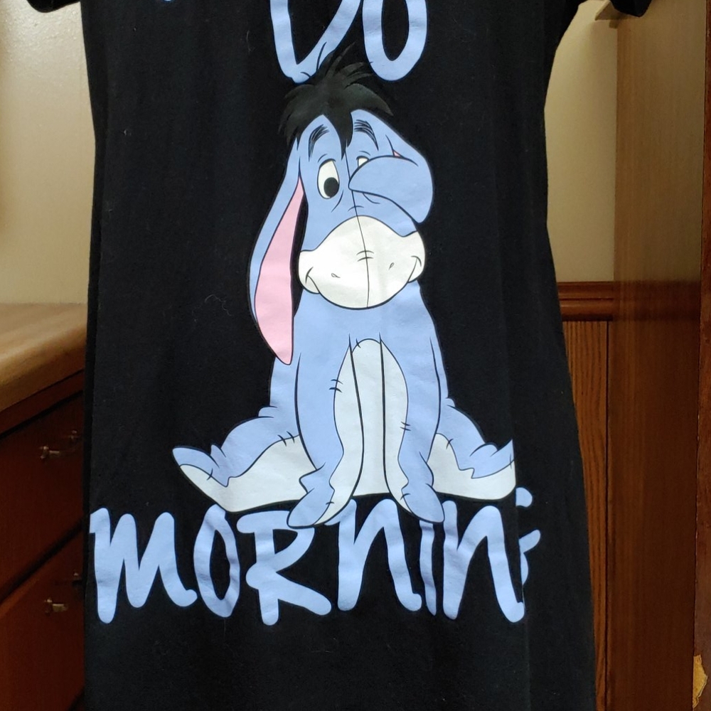 Disney's Eeyore T-Shirt Pajama NWOT S-M 8-10 - Picture 3 of 10